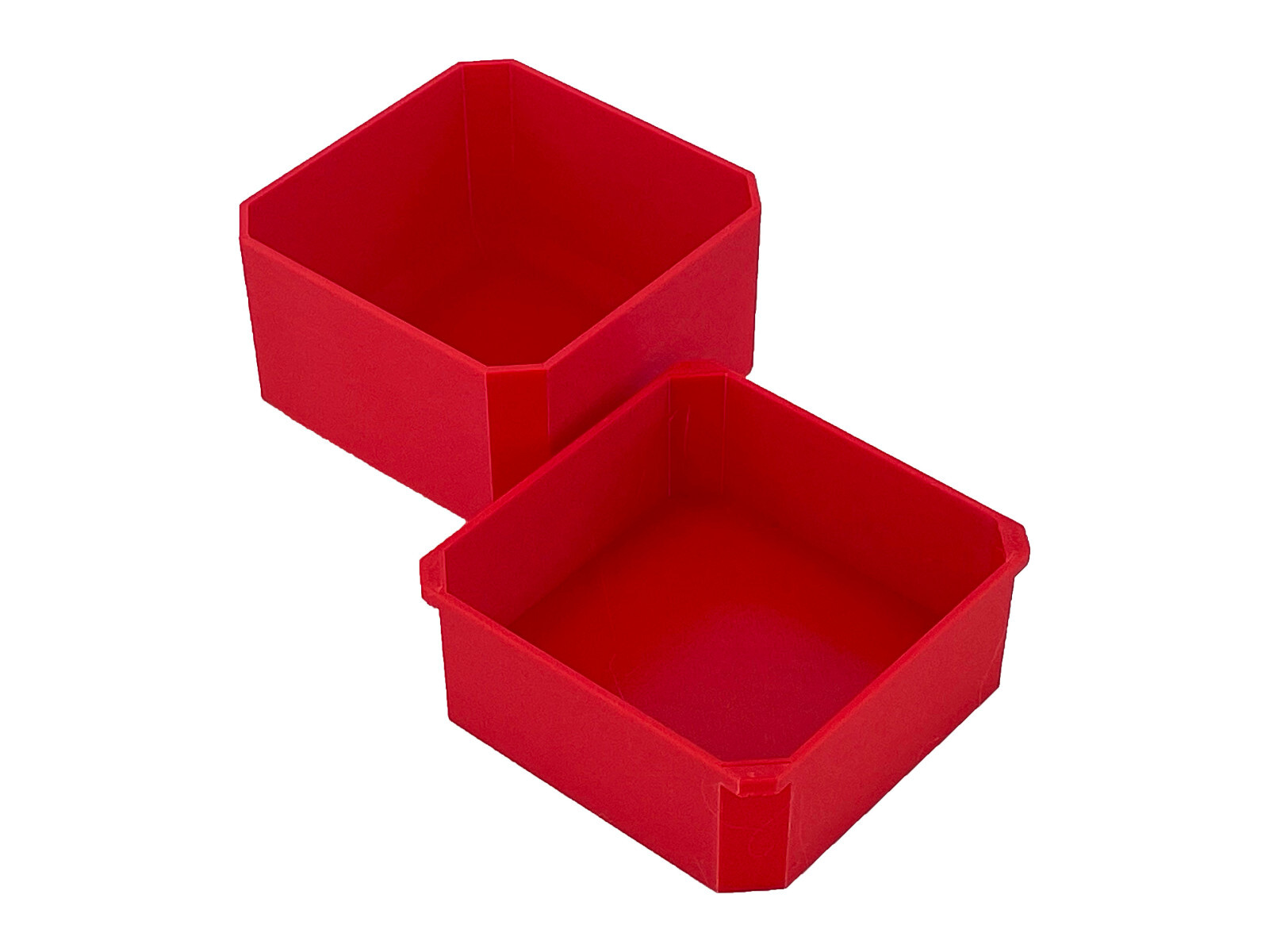 Milwaukee Packout Organizer Compatible Square Nesting Bin Top and Bottom Set