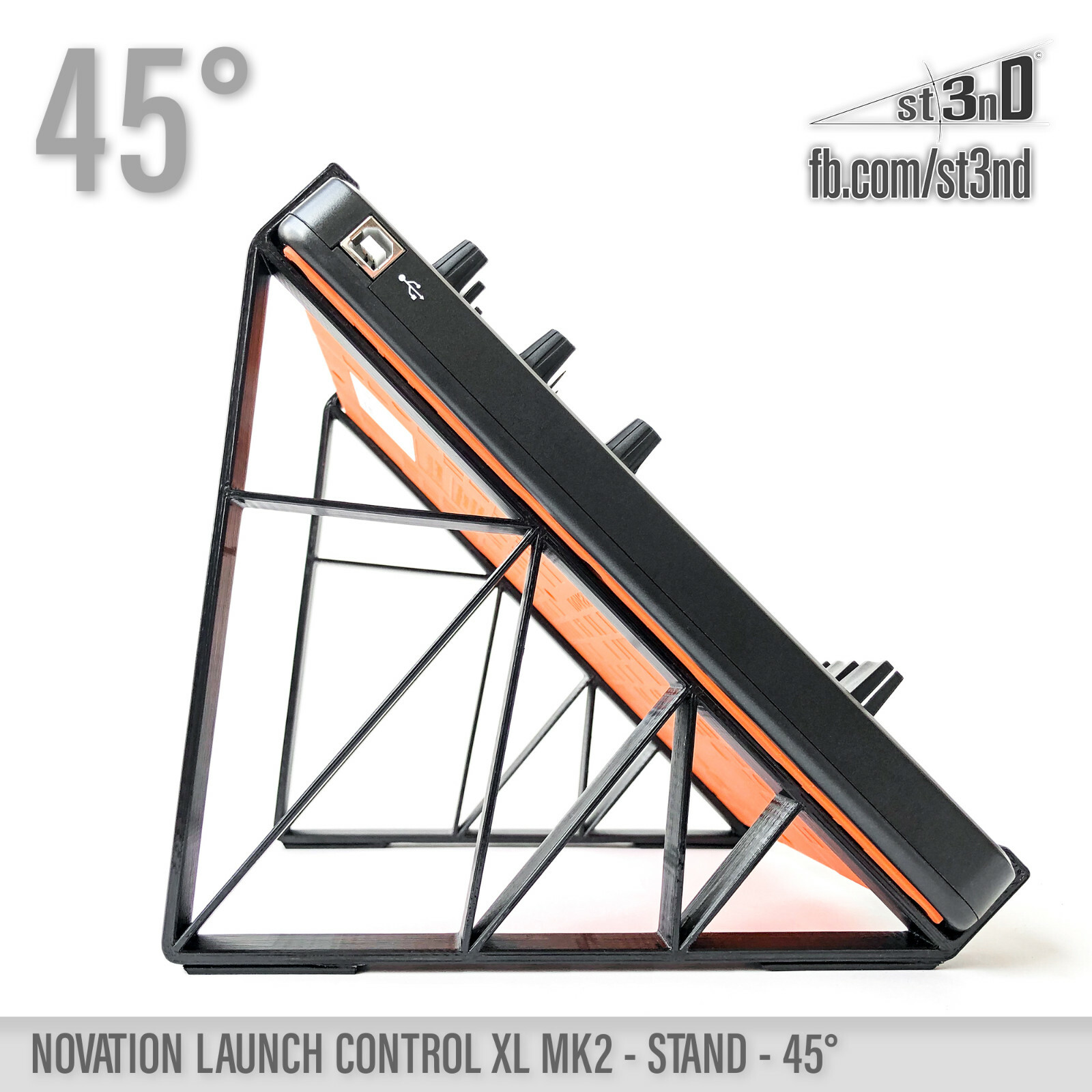 STAND for NOVATION LAUNCH CONTROL XL Mk2 - 45°