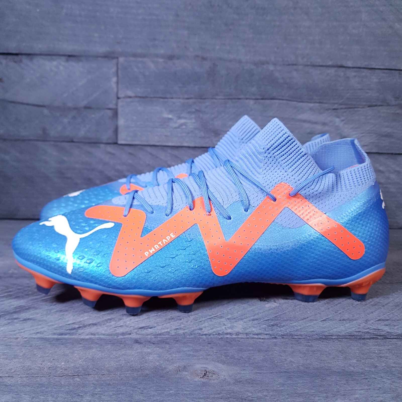 PUMA Future Pro Lace up FG AG Soccer Cleats Mens 11 Blue Orange 107171 01