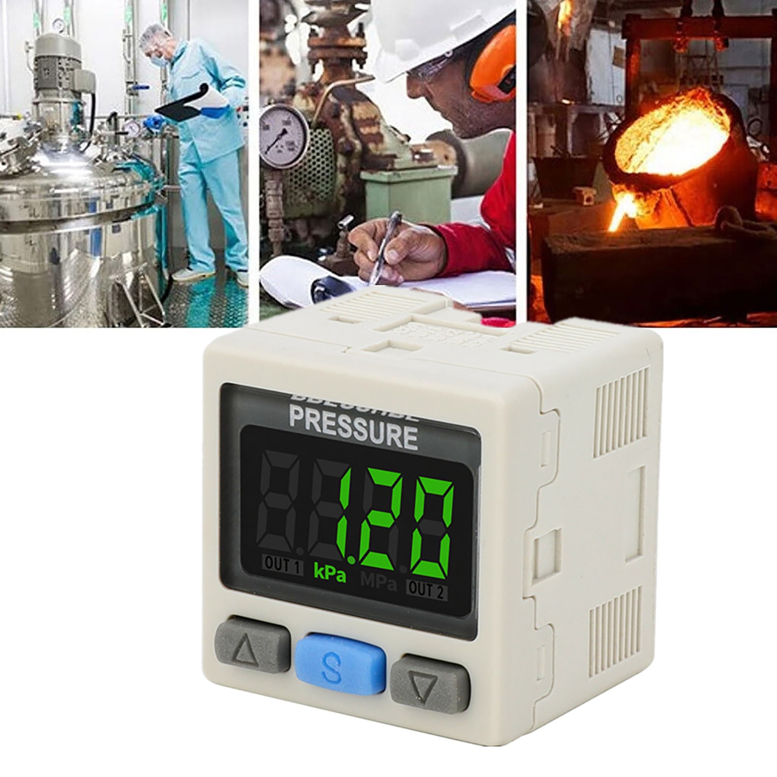 Effortless Digital Pressure Switch Pneumatic Vacuum Digital Controller Switch