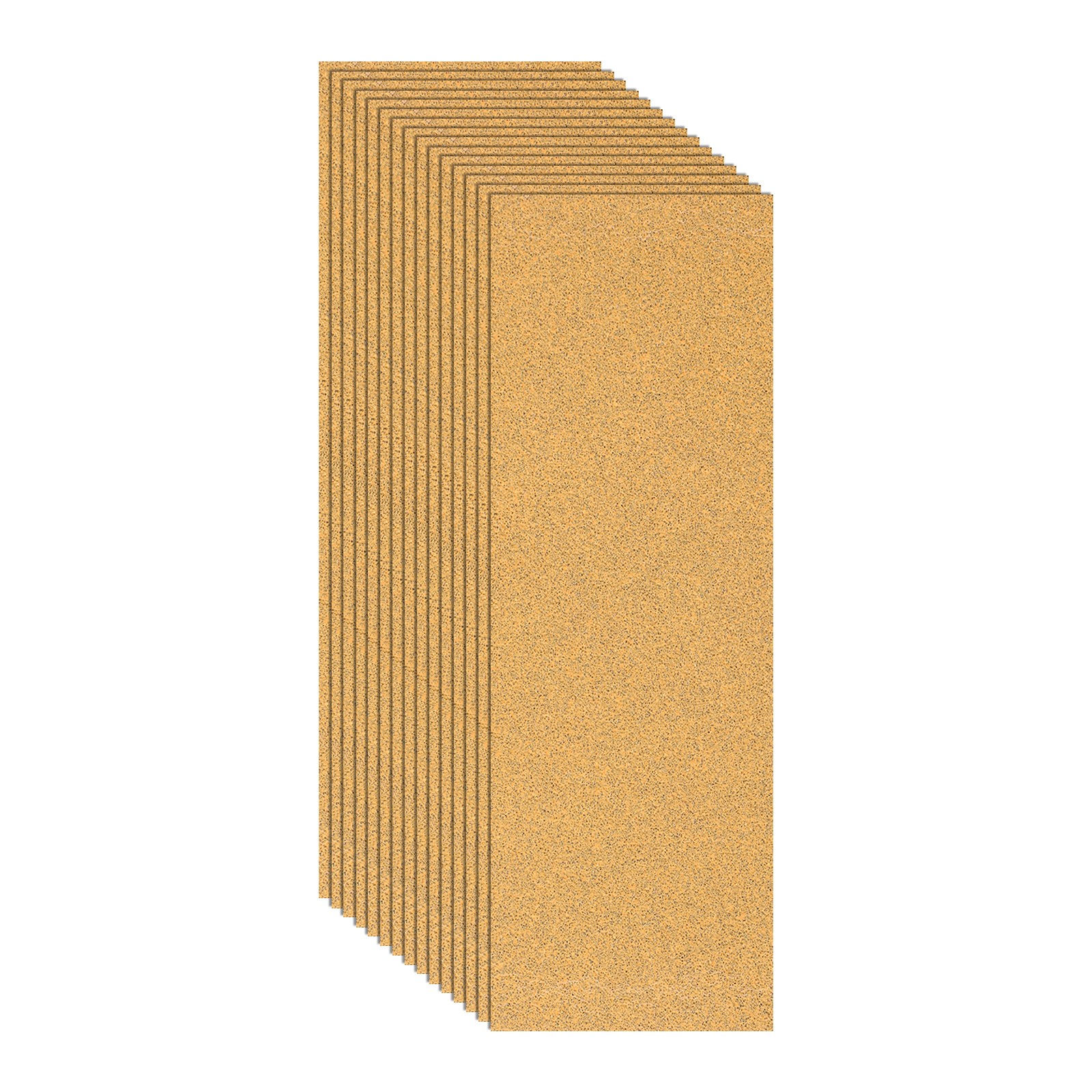 15 Pack 1.2" x 3.5" Sandpaper, 100 Grit Sand Papers for Wood Furniture Floor