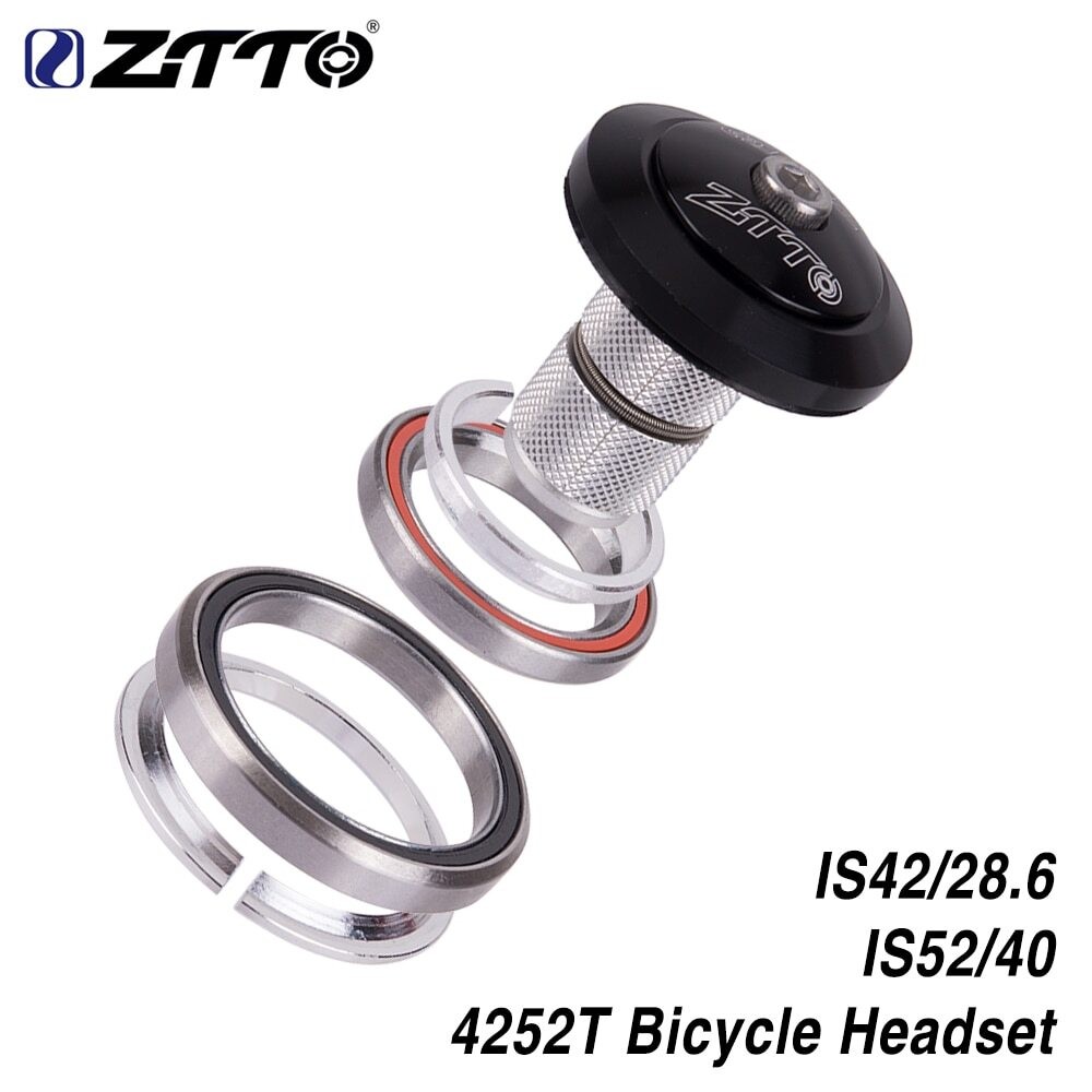 ZTTO Bearing Cup Frame Head Cup 42MM 52MM 1 1/8"-1 1/2" Built-In Tapered