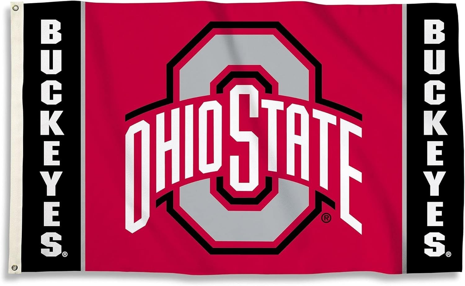 Ohio State Buckeyes Flag 3x5 ft Banner NCAA Football Outdoor Red Large