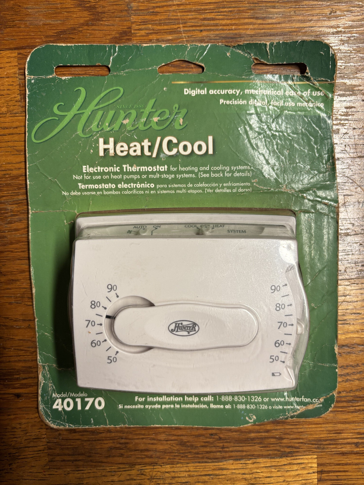 Hunter Electronic Thermostat Heating Cooling Systems 40170 New
