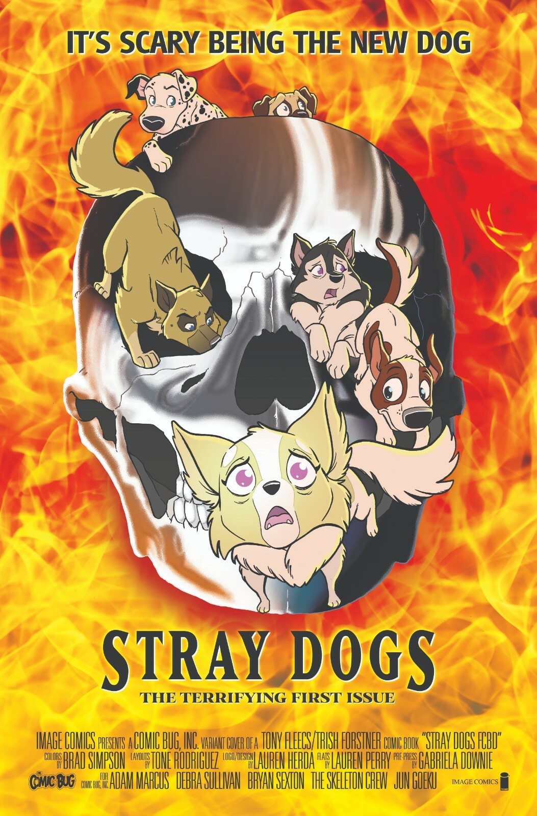 STRAY DOGS #1 FCBD Comic Bug Exclusive Variant Cover Free Comic Book Day 2021