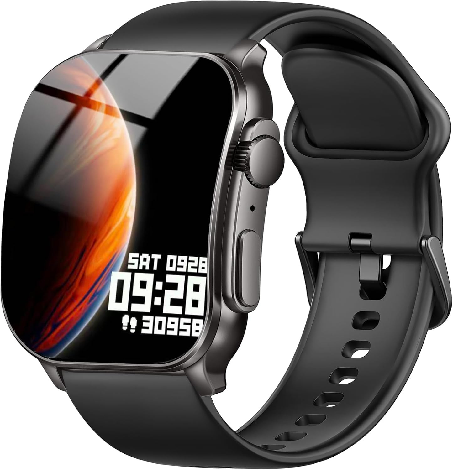Smart Watch 2.01 AMOLED Curved Display Call Fitness Tracker HR Sleep Android iOS