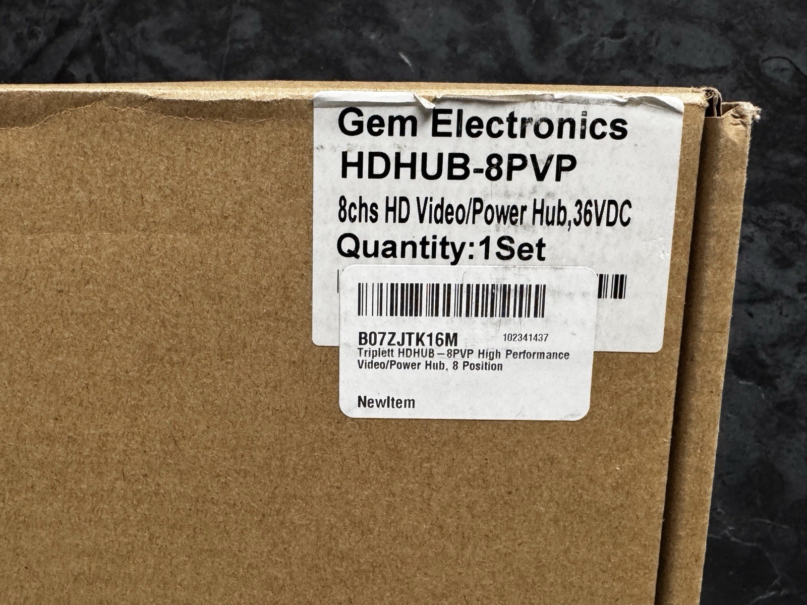 Triplett GEM HDHUB-8PVP High Performance Video/Power Hub, 8 Position *NEW*