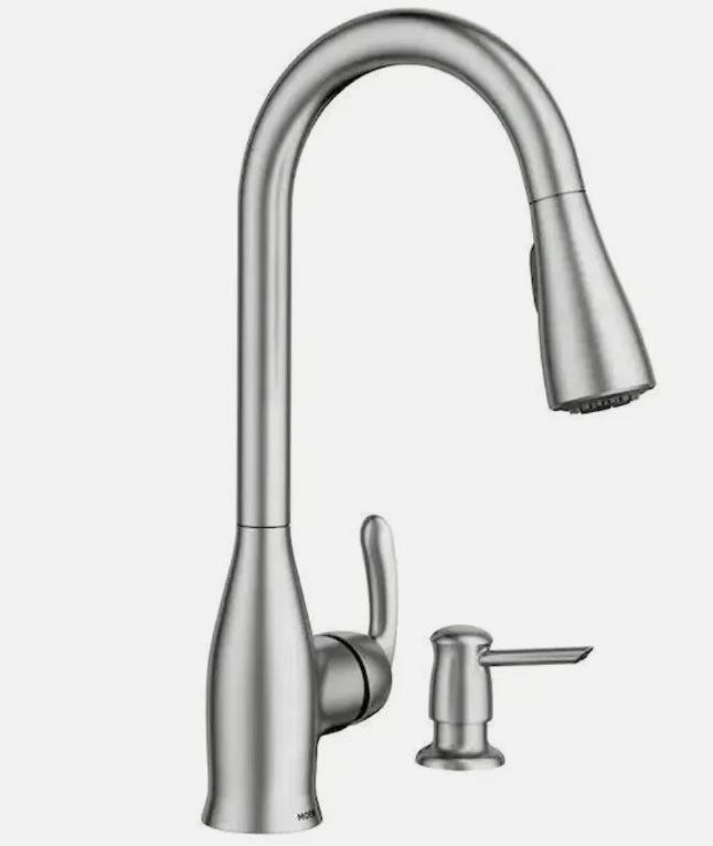 Moen Kelsa 180112SRS Pull-Down Kitchenb Faucet,Spot Resist Stainless *NEW*