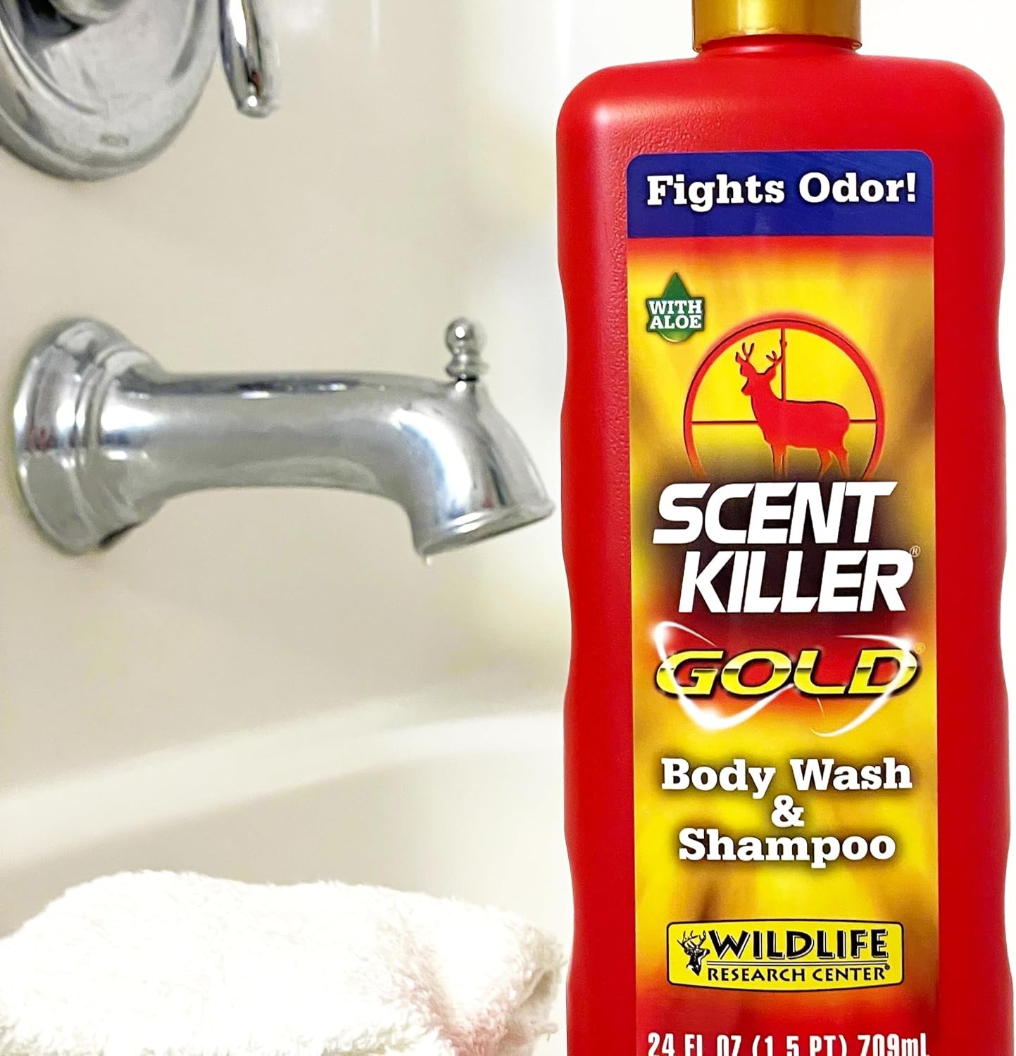 Wildlife Research 1241 Scent Killer Gold 24 ounce Body Wash Shampoo, 24 Ounce