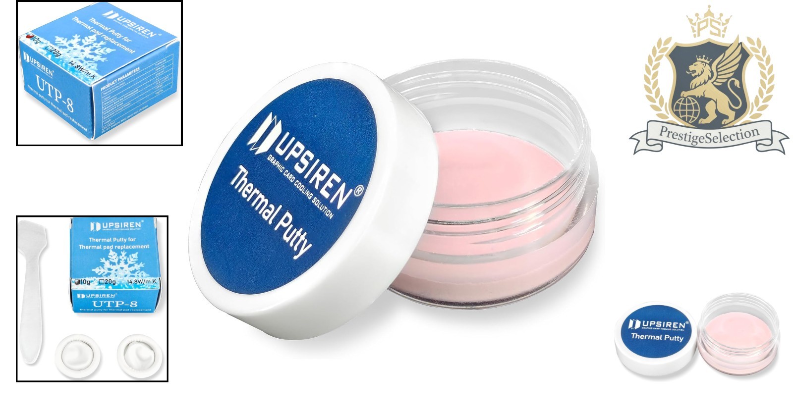 UTP-8 Thermal Putty 10g: Rapid Cooling Solution for GPU & Electronic Repairs