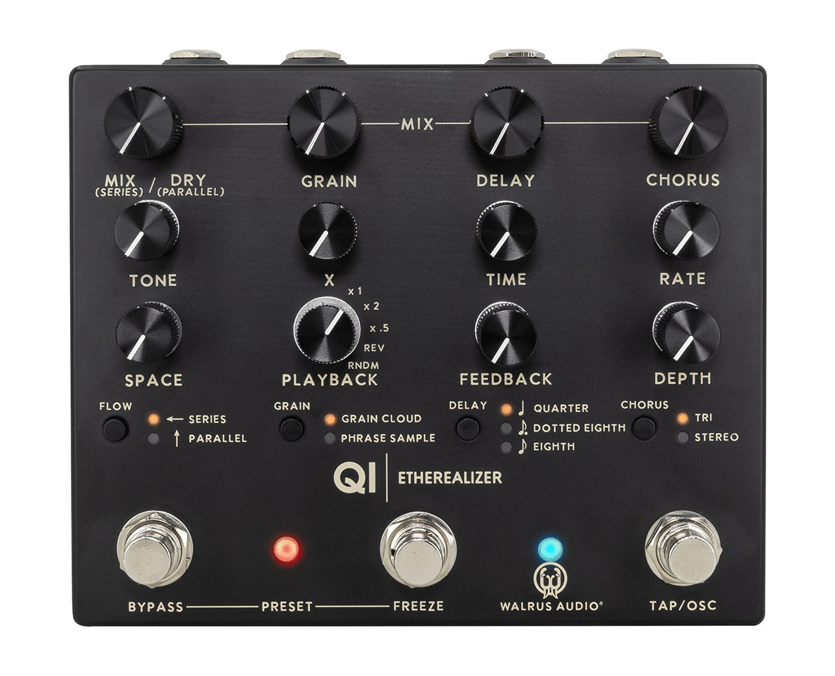 Walrus Audio Qi Etherealizer Multi Effect Pedal - Black
