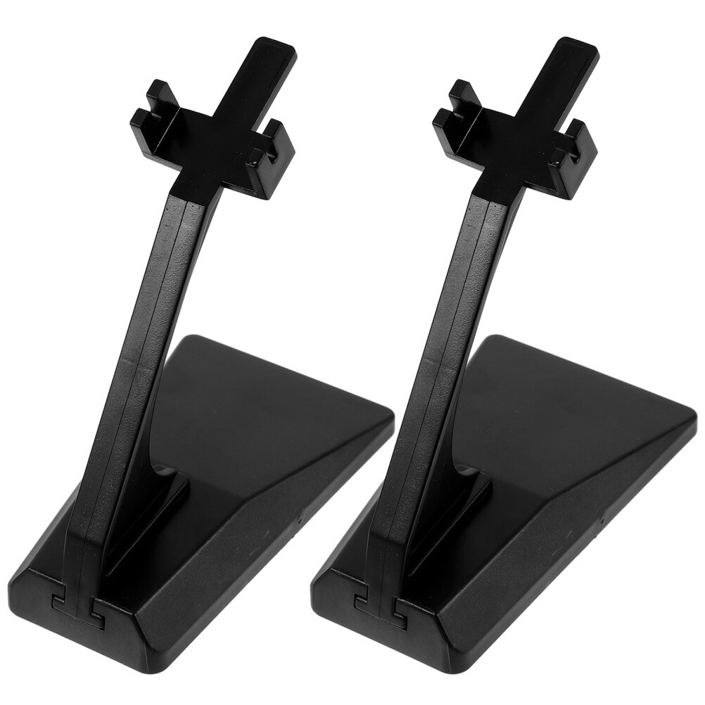 2pcs Plane Models Airplane Decor Display Stand Model Display Holder Support Base