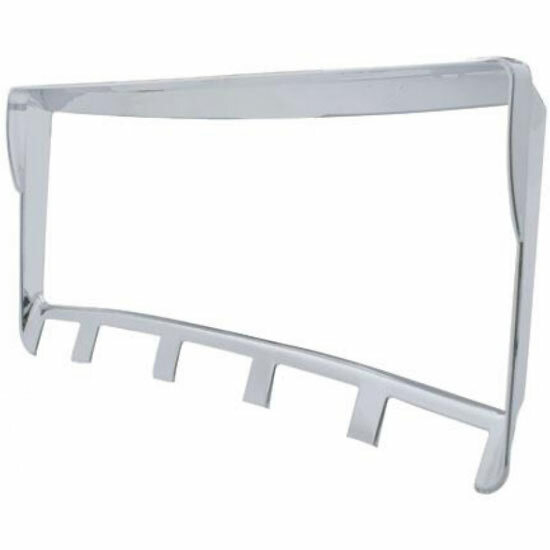 UP 41363  -  Chrome Gauge Dash Trim W/ Visor Right Side For Kenworth