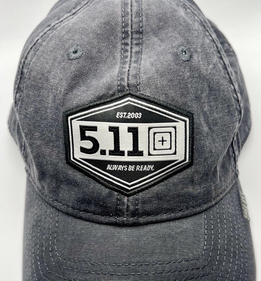 5.11 Tactical Ball Cap 2015 Steam Gray Adjustable - Always Be Ready!