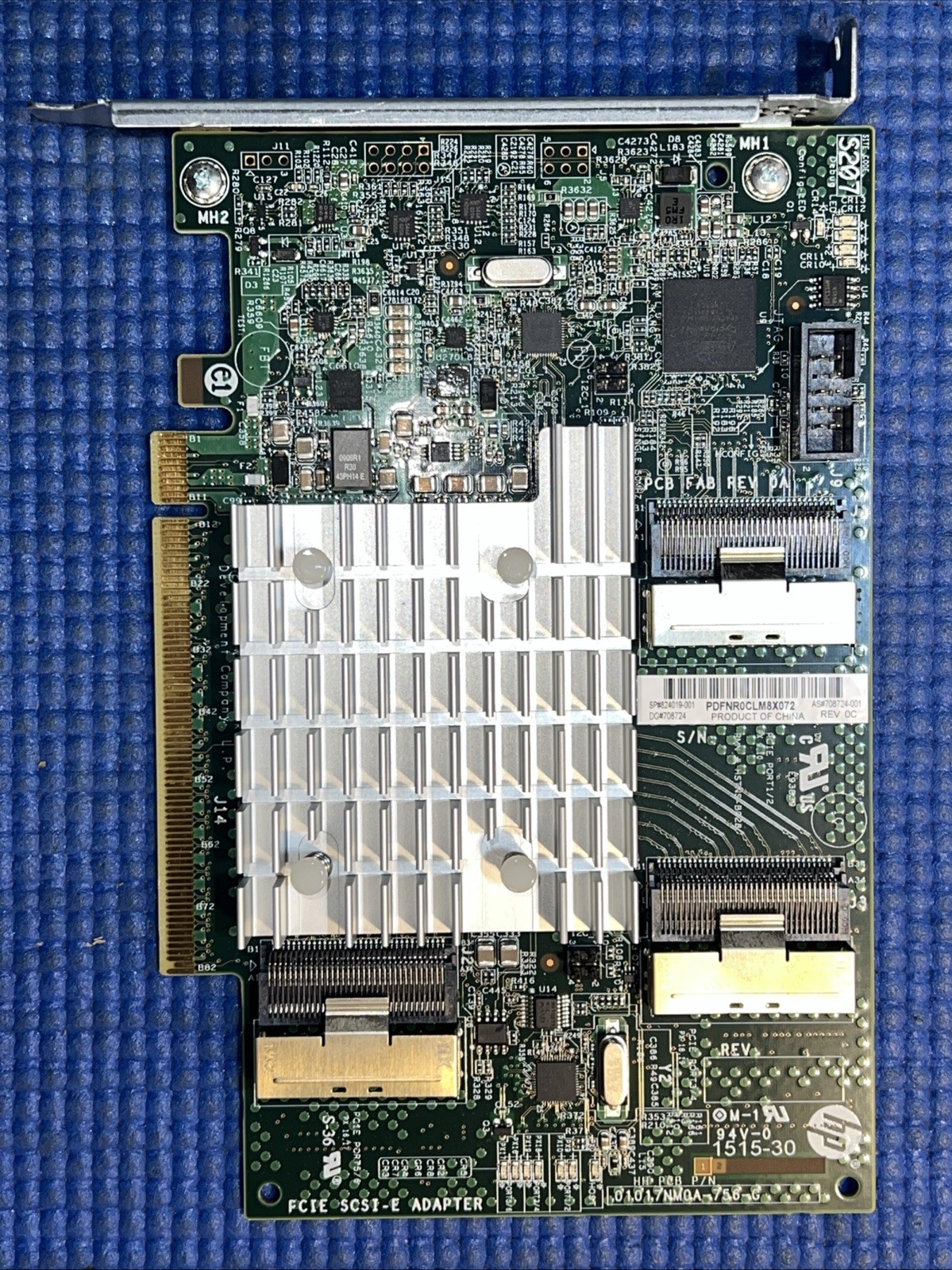 824019-001 HP U.2 NVMe 3-Port PCI-E Bridge RAID Controller Card