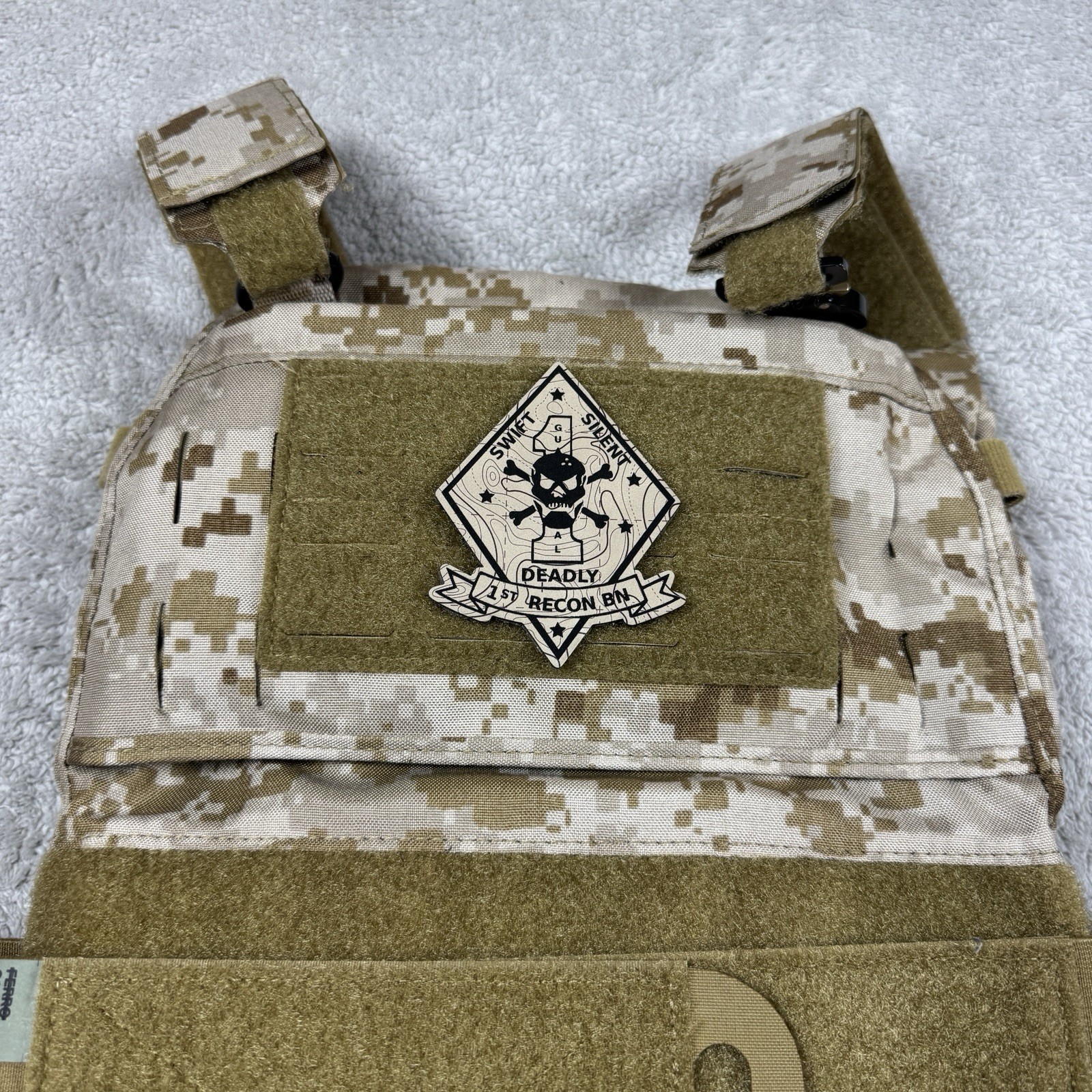 Leather 1st Recon Battalion Patches