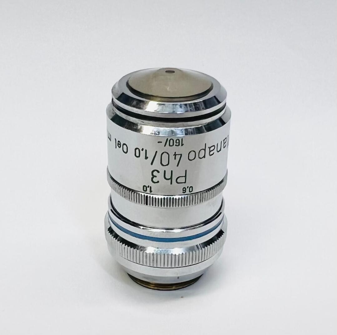 ZEISS 40X Planapo Plan Apo Apochromat Ph3 Phase Microscope Objective w/ Iris
