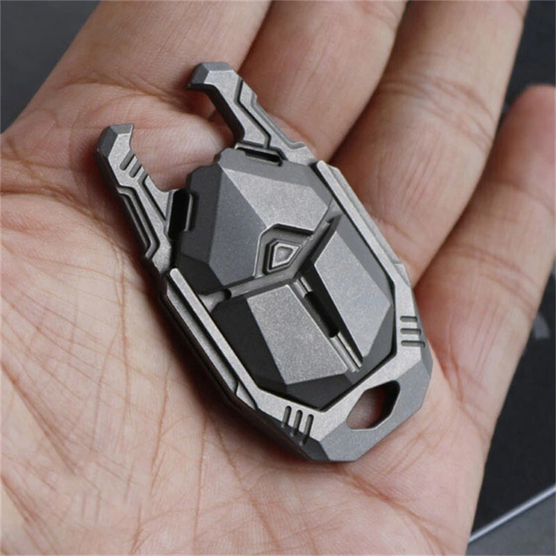 Creative Beetle Fidget Slider Personality EDC Titanium Alloy Fidget Toy