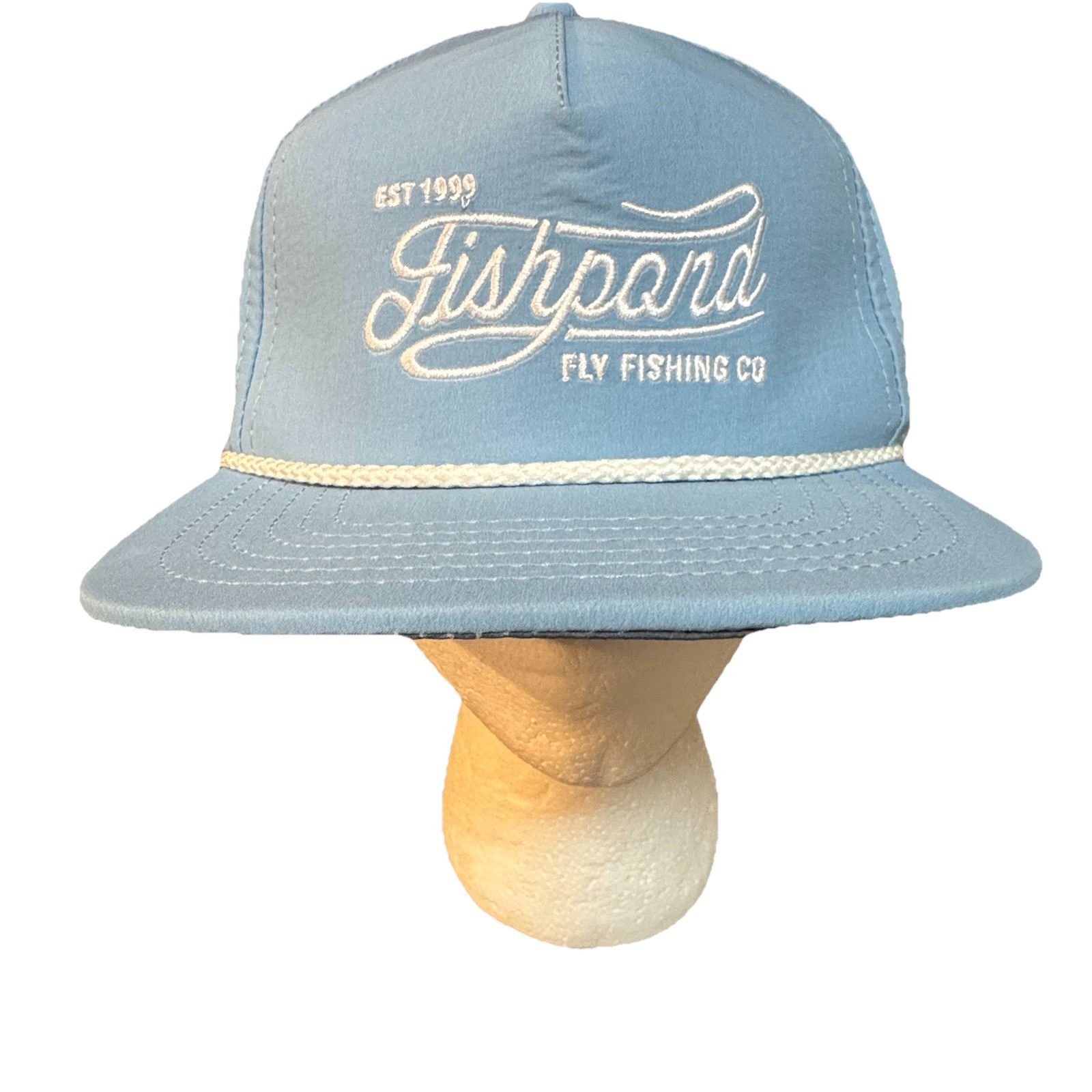 Fishpond Fly Fishing Co Hat Blue Snapback Rope Captain EST 1999 Outdoor Angler