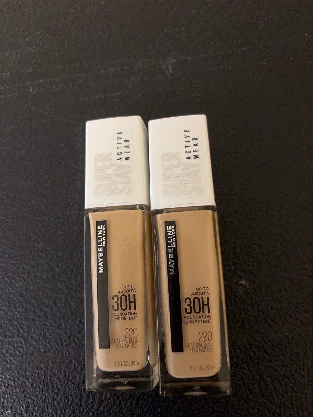 2 pack Maybelline Superstay Full Coverage 30 Hr Foundation 220 Natural Beige