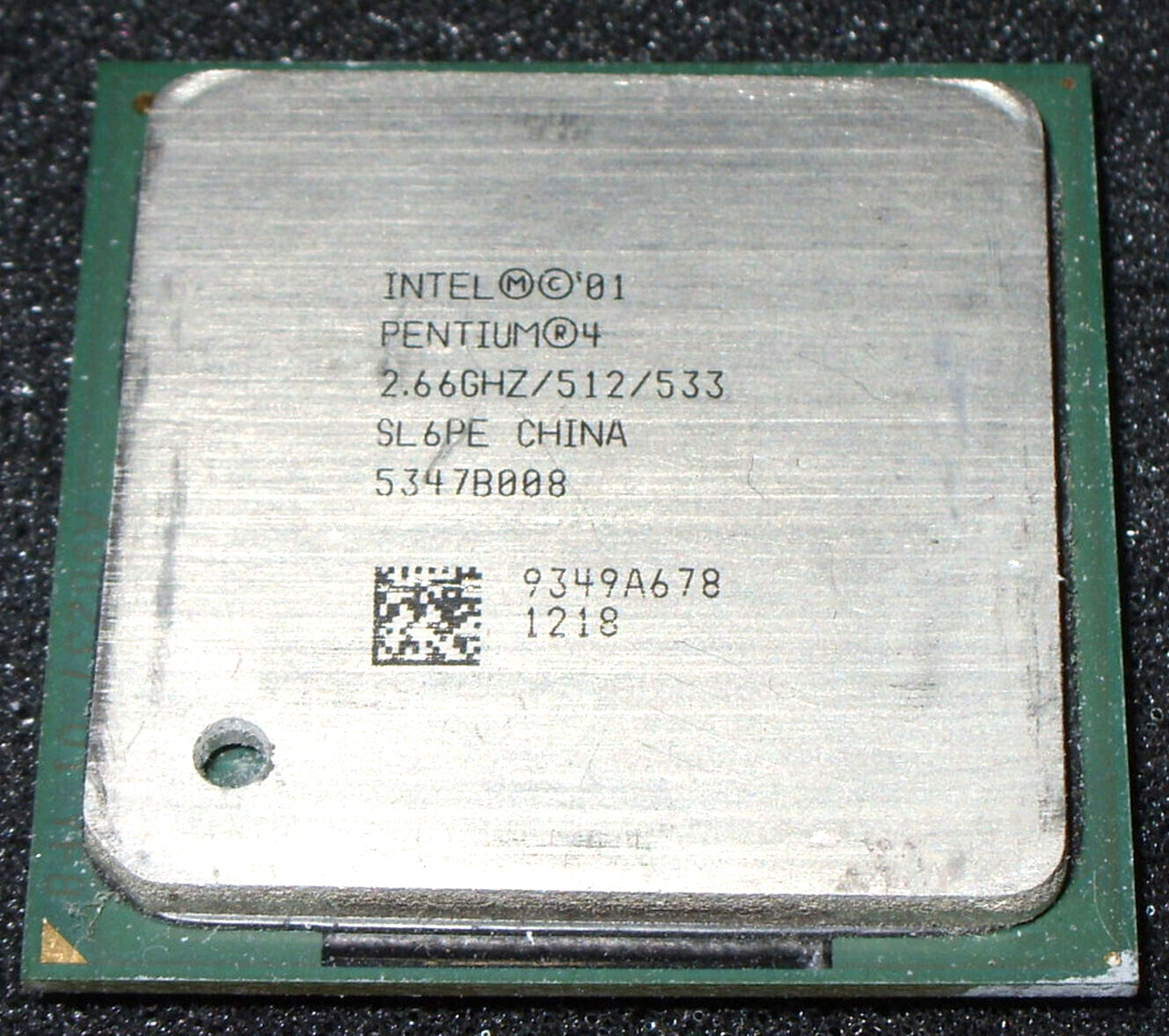 INTEL PENTIUM 4  2.66 GHz PROCESSOR, 533 MHz BUS, SL6PE, SOCKET 478, US SELLER