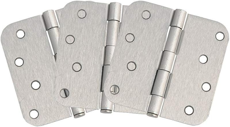 3-Pack Satin Nickel 4x4 Heavy-Duty Door Hinges - 50 lb Capacity & Easy Install