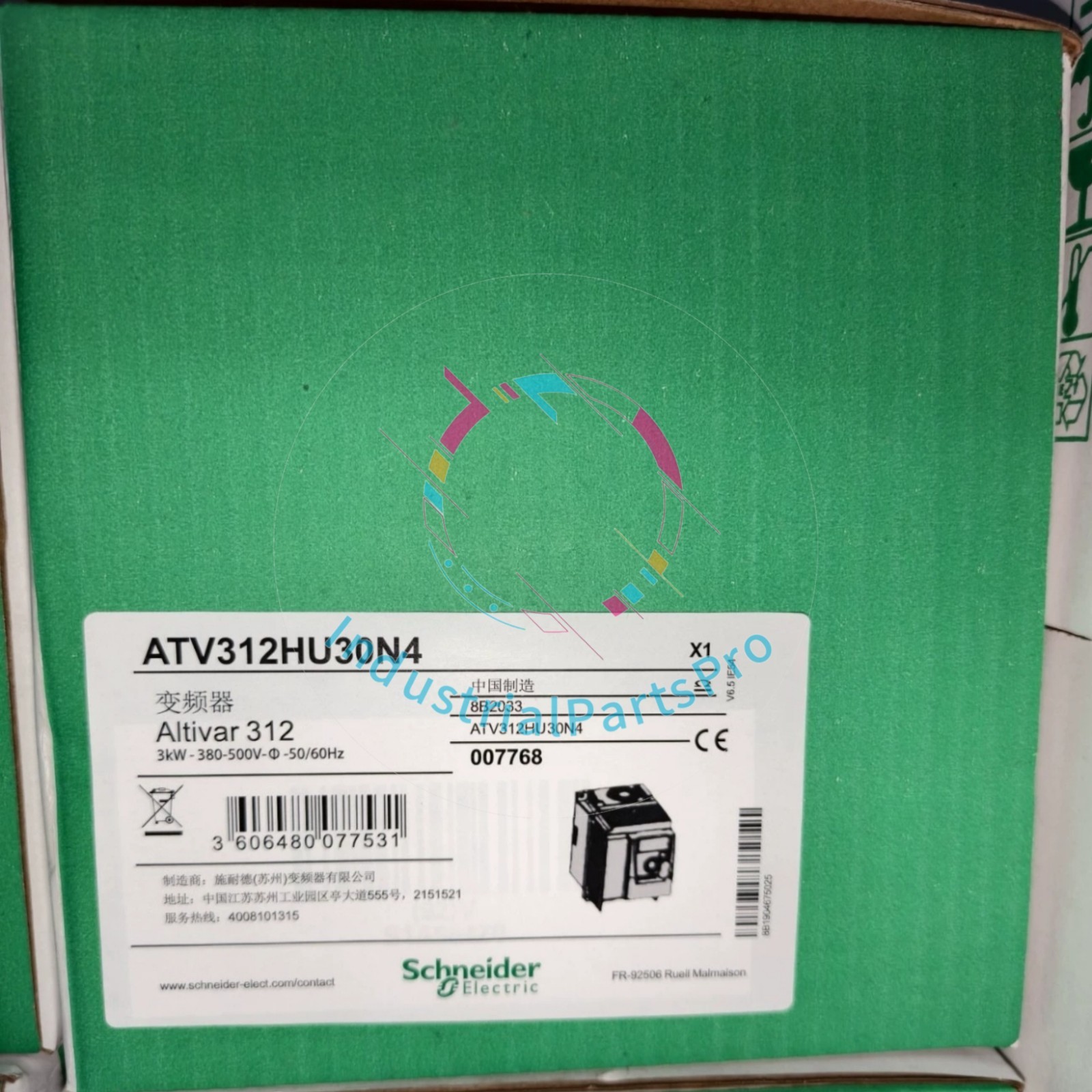 1PCS Schneider ATV312HU30N4 380-500V 3KW New in box Frequency converter