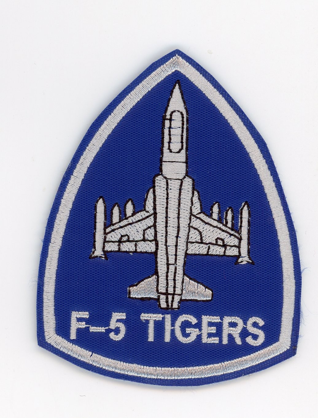 PATCH MEXICO AIR FORCE F-5 TIGERS TRIANGLE SEW ON PARCHE