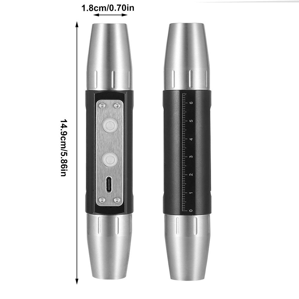 Professional Gemstone Identification Light 6 in1 LED Flashlight Gemologist Tool#