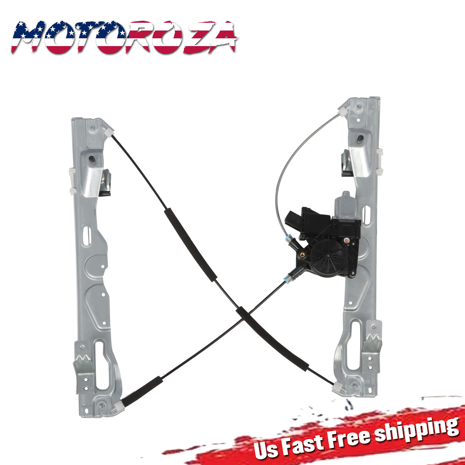 Window Regulator For Ford F-150 2011-2014 Front Passenger Side Power With Motor