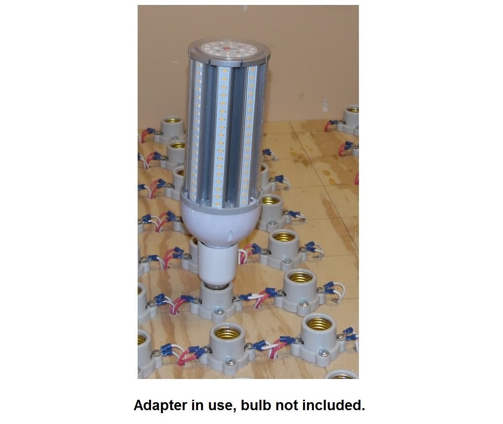 E26 to E39 Medium Screw to Mogul Socket Light Bulb Floor Lamp Adapter Converter