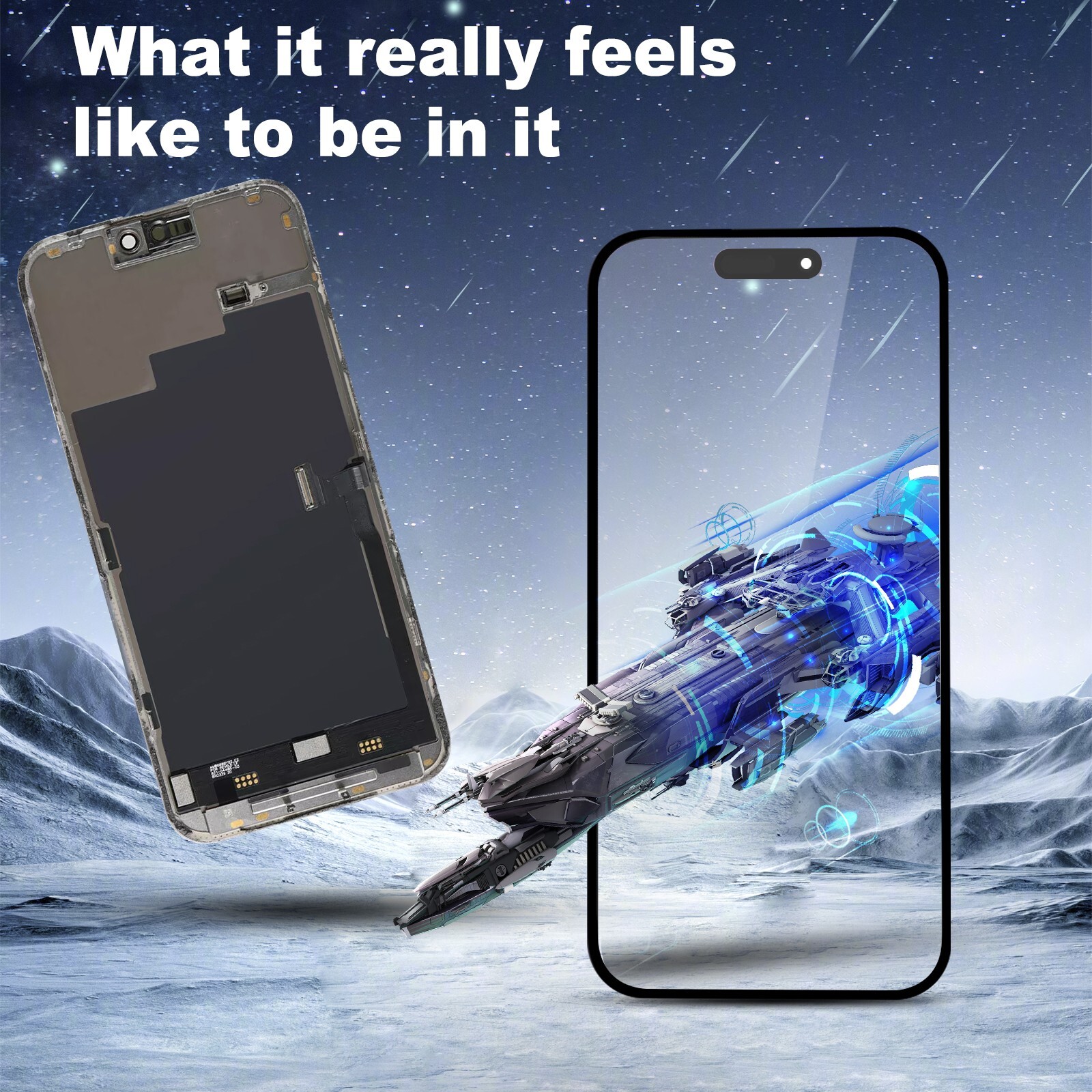 OLED For iPhone 15 Pro Screen Replacement FHD Display Touch Digitizer Repair Kit