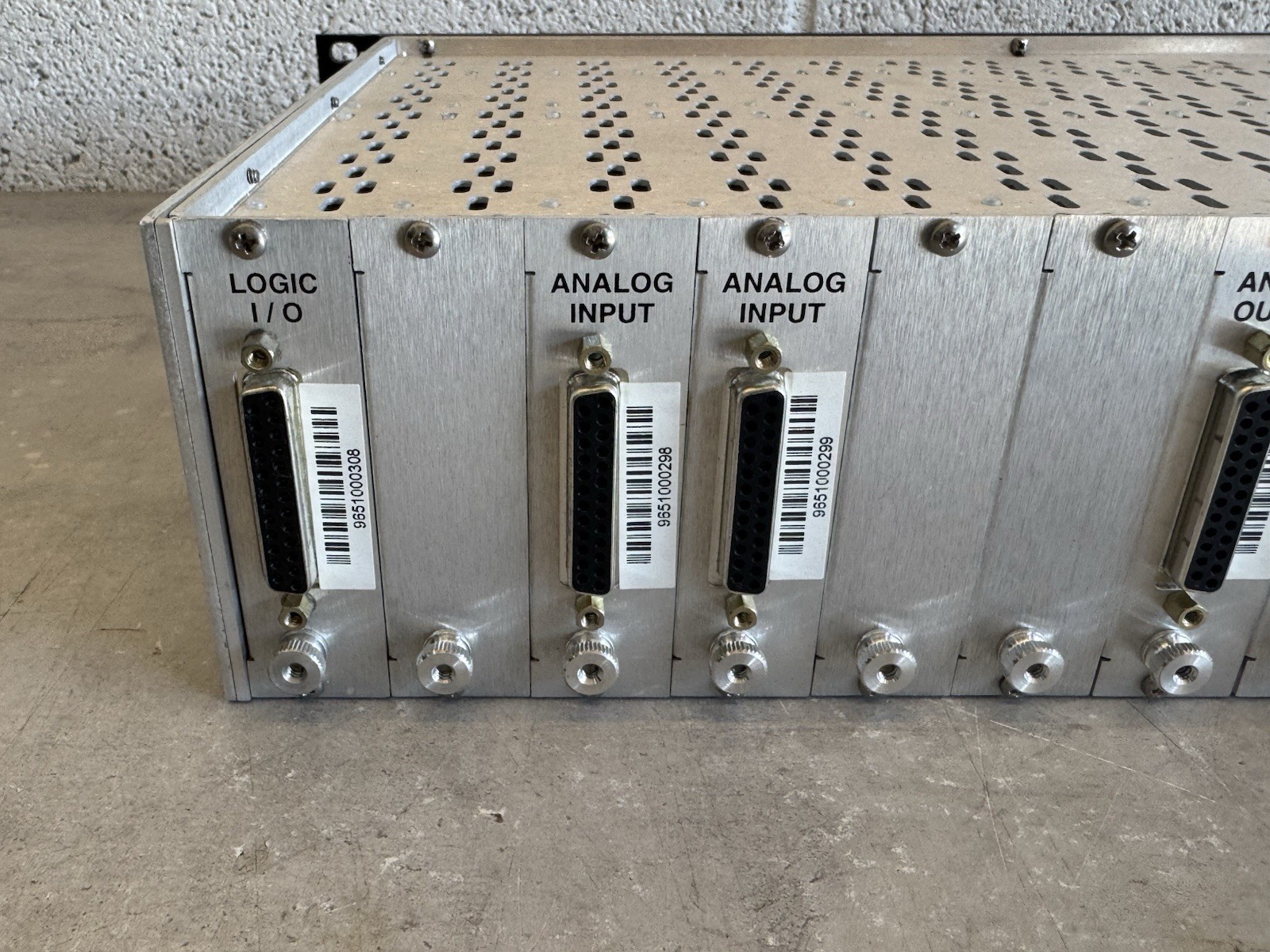 Wheatstone E Series Satellite Cage with Analog Input + Logic I/O Cards