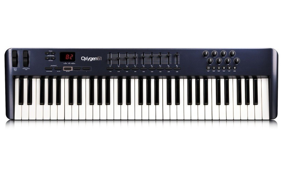 M-Audio Oxygen 61 61-Key MIDI Keyboard Controller w/ Faders, Display, USB