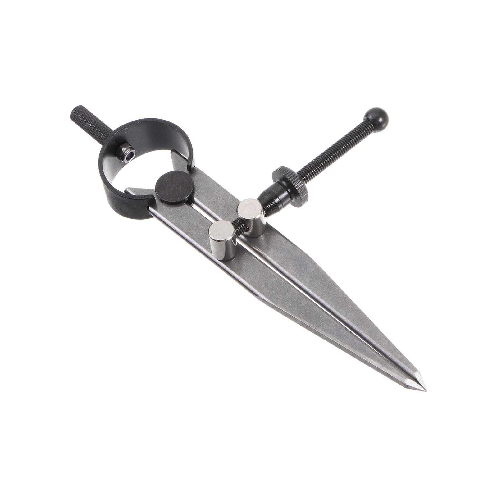 Spring Joint Caliper 4" 100mm Spring Divider Caliper with Solid Nut, Flat Leg