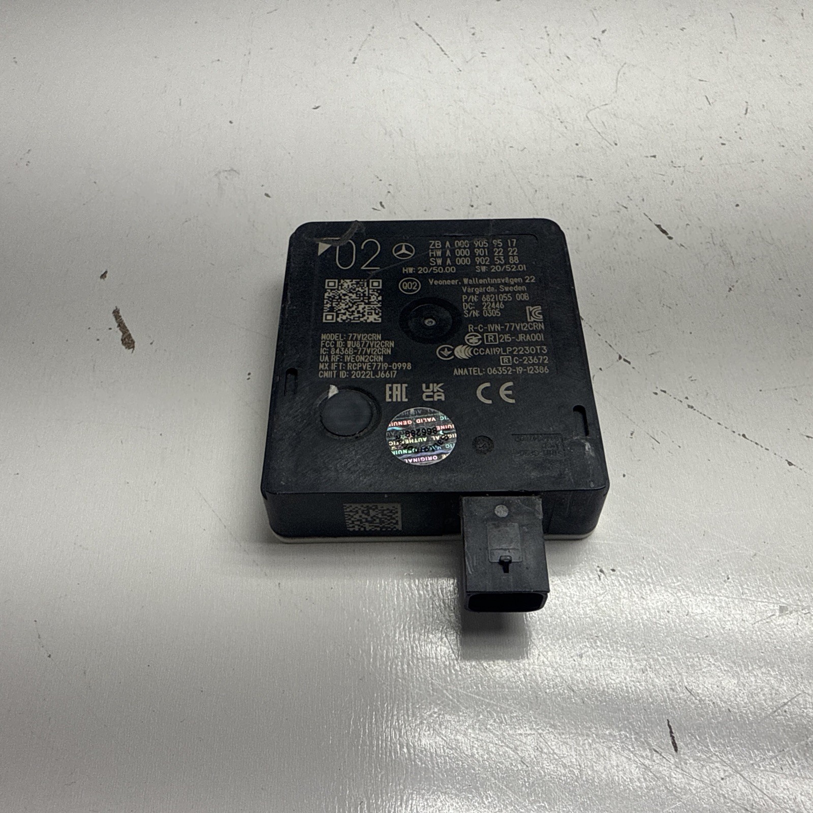 Mercedes-Benz OEM Front Blind Spot Radar Sensor 0009059517