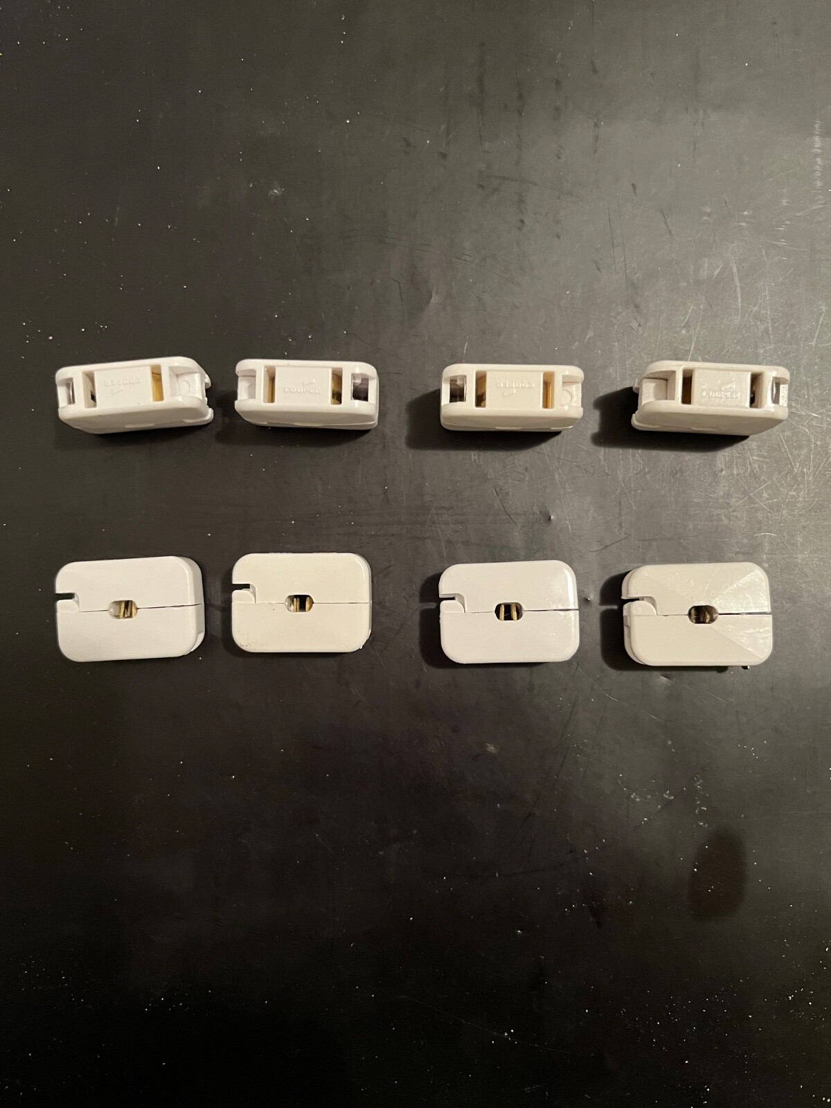 *Lot Of 8* Add-a-tap, For #18-2 Flat Cords , SPT-1, Add-an-outlet