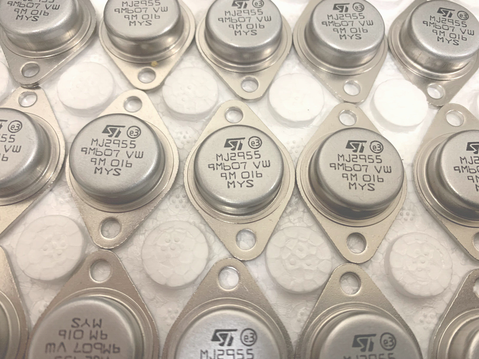 LOT OF 10 ST MJ2955 Silicon Power Transistor Replaces NTE219 / ECG219