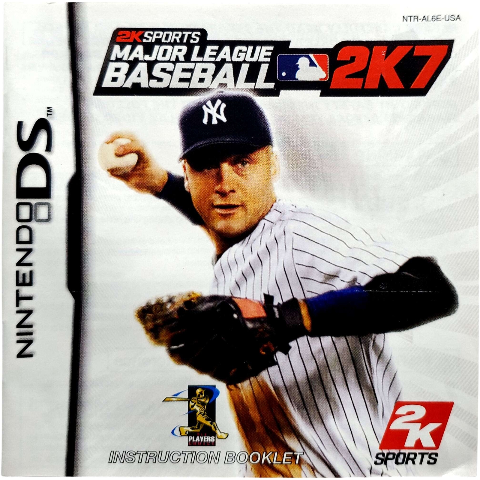 (Manual Only) Major League Baseball 2K7 - Nintendo DS Excellent Tested Original