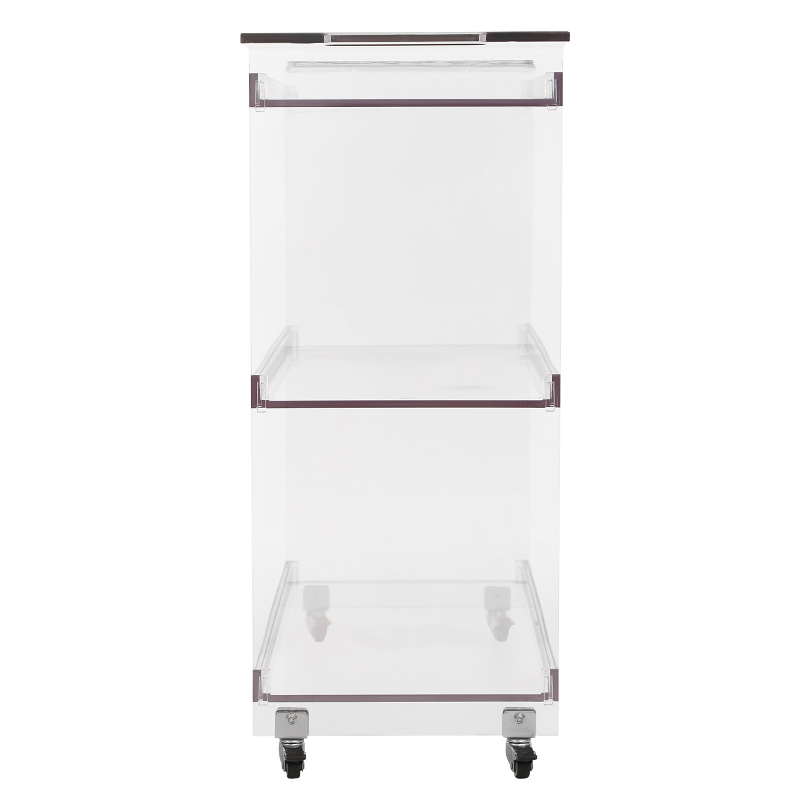 Mobile PC Rolling Cart,PC Cart with Wheels, Rolling Serving Cart