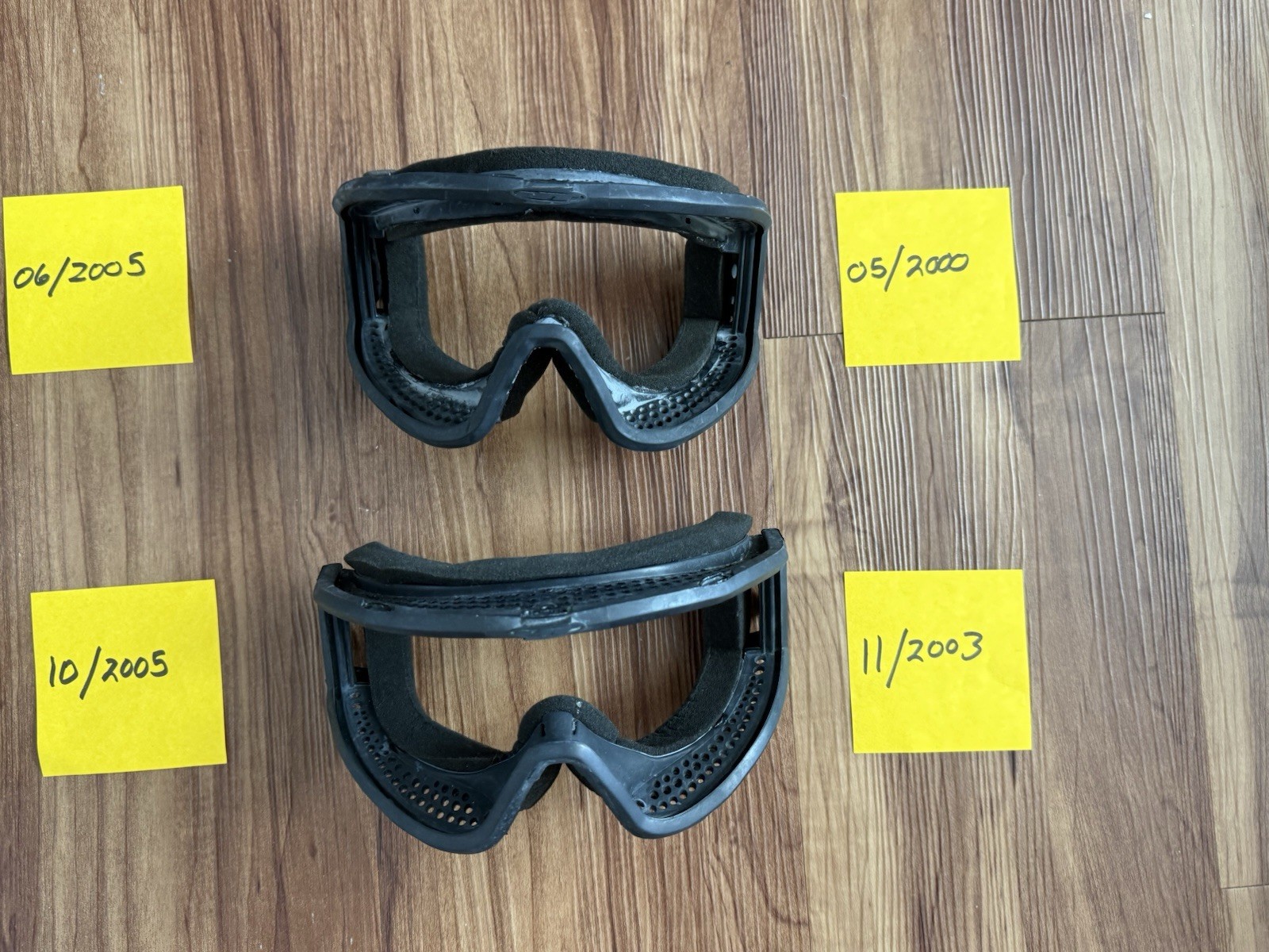 8 JT Spectra ProFlex Goggle Frames Lot - BLACK