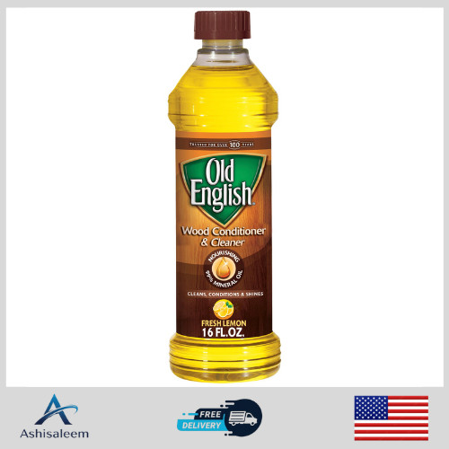 Old English Lemon Oil Furniture Polish & Wood Conditioner Cleaner 16 oz