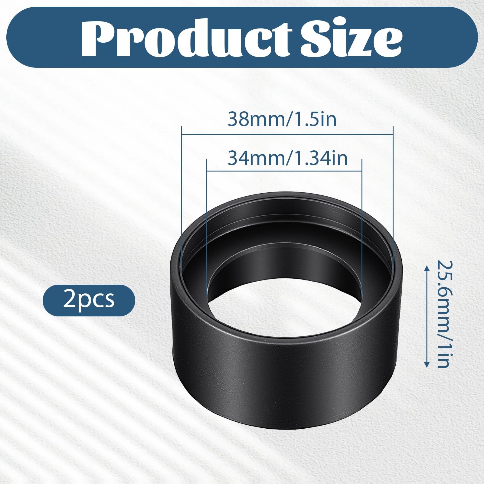 2 Pcs Eyepiece Cover, Binocular Eye Cups Replacement Guard, Industrial...