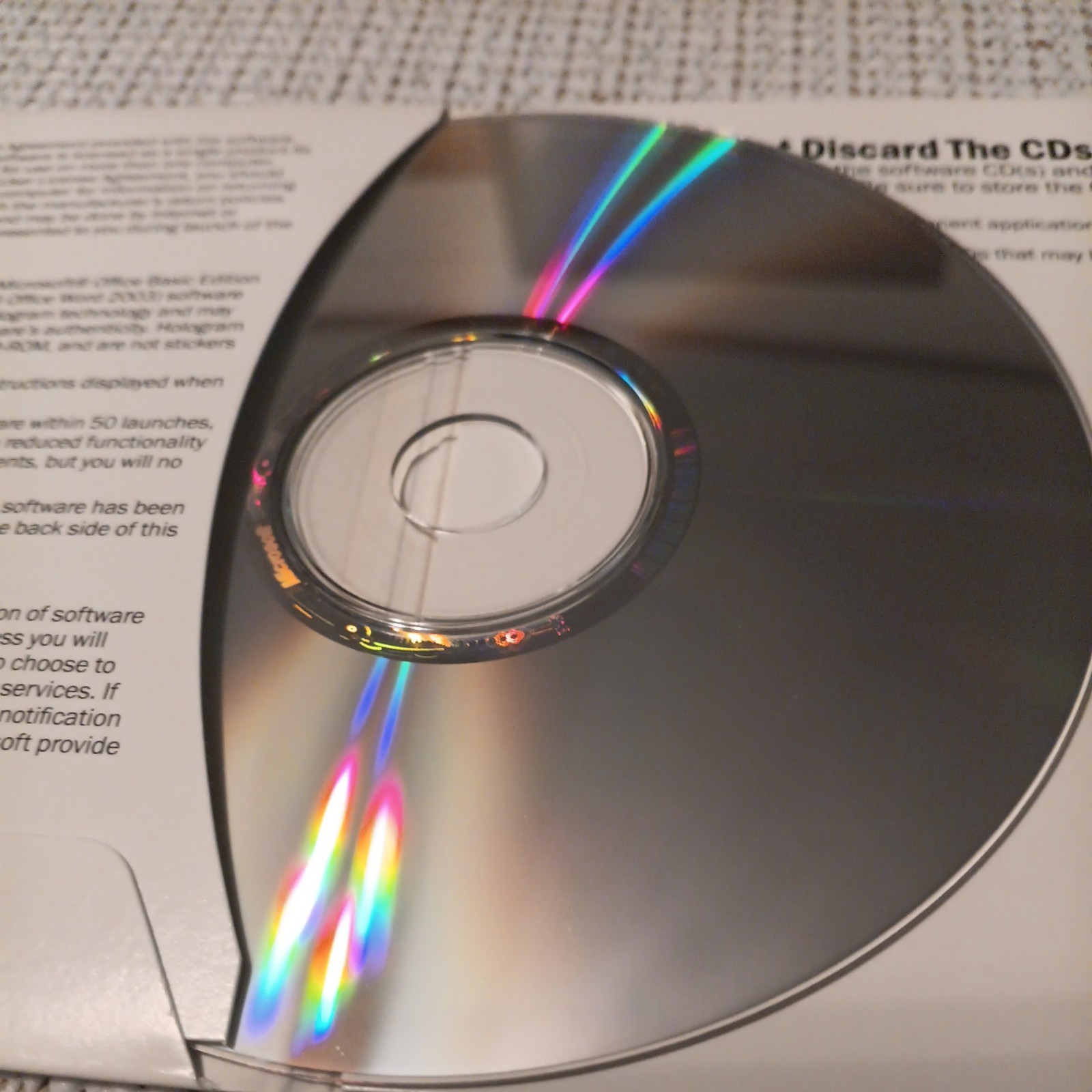 Microsoft Office Basic Edition 2003 Disc (Dell) with Product Key