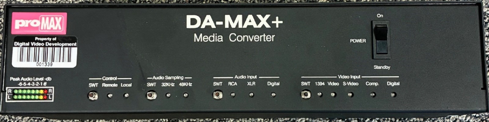 DA Max+ / ProMax Media Converter • Excellent Condition • Used / Powers on