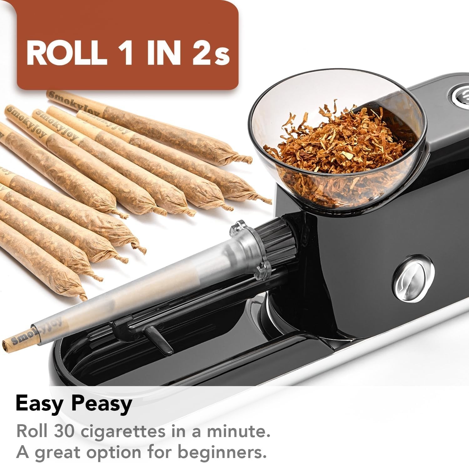 Cigarette Rolling Machine, Electric Pre Roll Machine, Automatic Preroll Cone ...