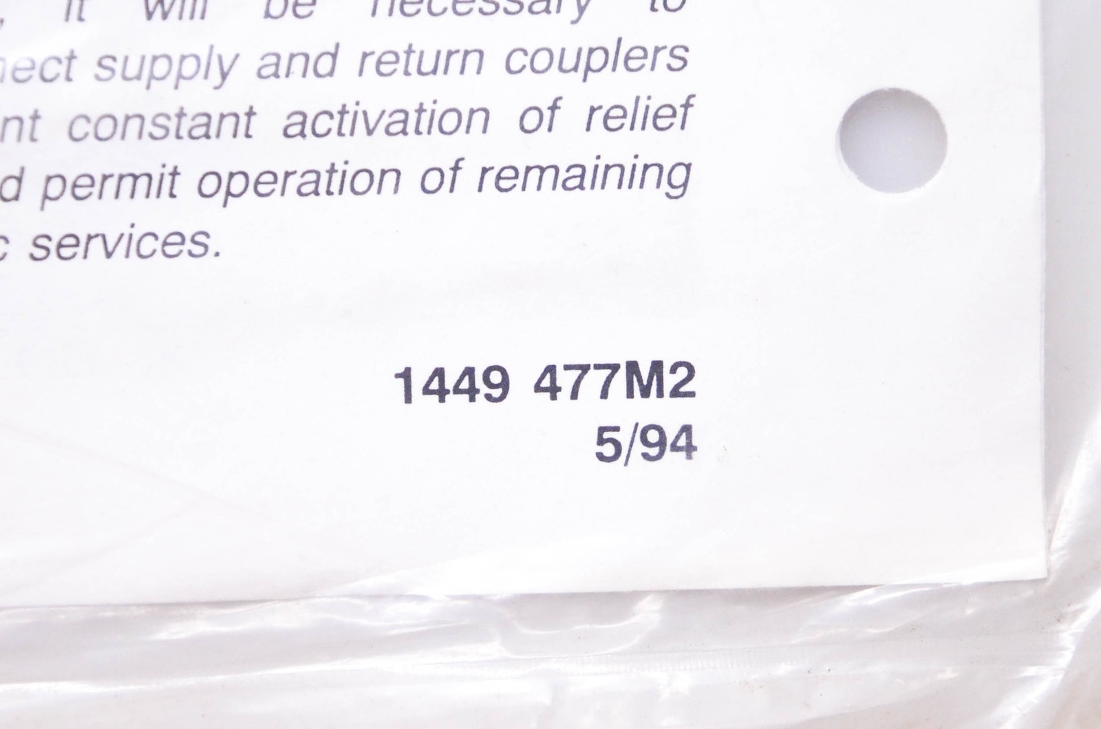 Installation Instructions Auxiliary Control Valve & Couplers