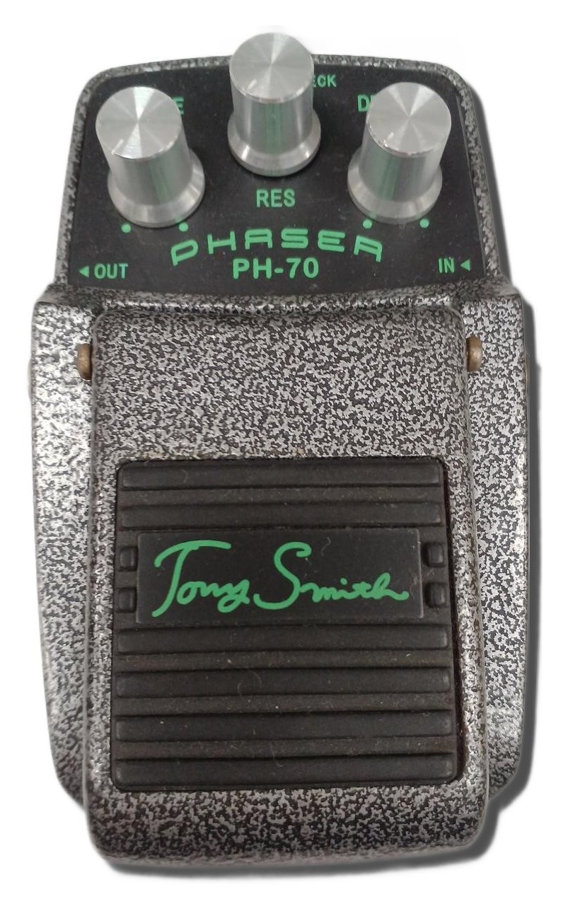 Tony Smith PH-70 Phaser Effects Pedal Tested & Works 64397