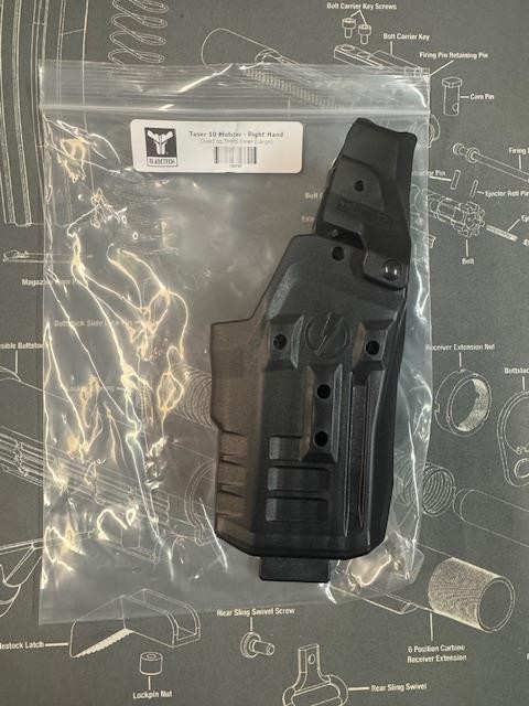 Blade-Tech Right Hand Taser 10 Duty Holster with Direct to TMMS attachment