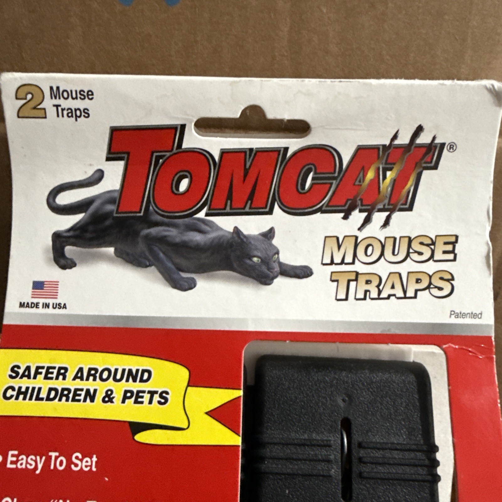 TOMCAT Mouse Trap / Snap Traps- One Pack Contains 2 Traps- Brand New!
